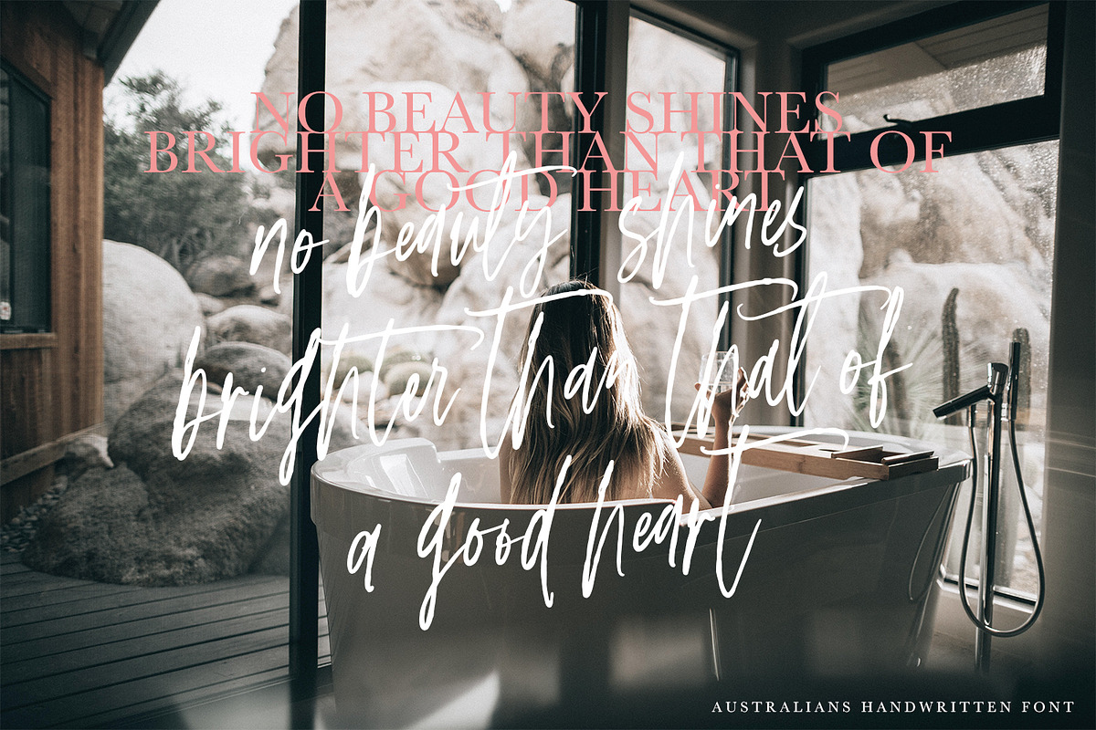 Australians - Handwritten Font preview 5