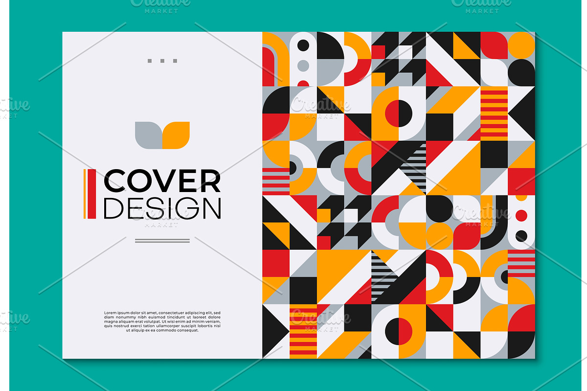 Abstract poster with shapes, a Decorative Illustration by Buch&Bee