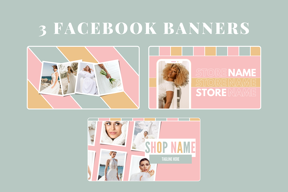 Cute Social Media Banners + Icons, a Social Media Template by SunshineStudioBoutique (Photo 6 of 9)