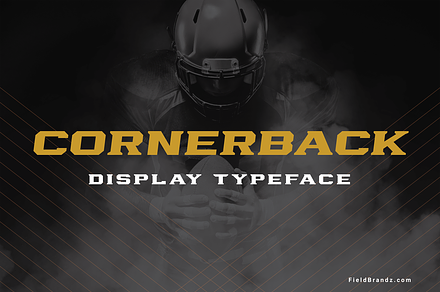 Cornerback Display Typeface, a Font by Field Brandz