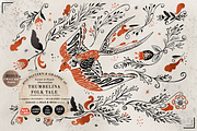 Thumbelina Folk Tale, a Pattern Graphic by Arie Clares (Thumbnail 1 of 9)