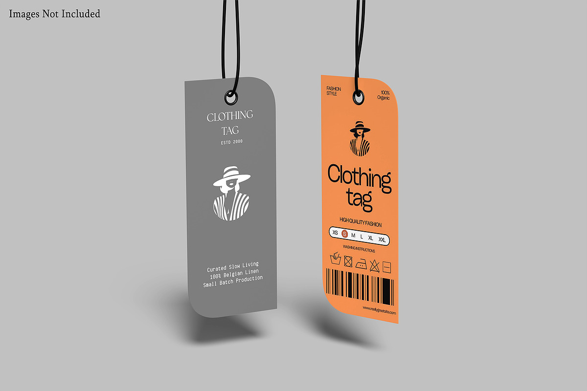 Clothing Tag Mockup, an Advertising Mockup by Bangdastudio (Photo 6 of 11)