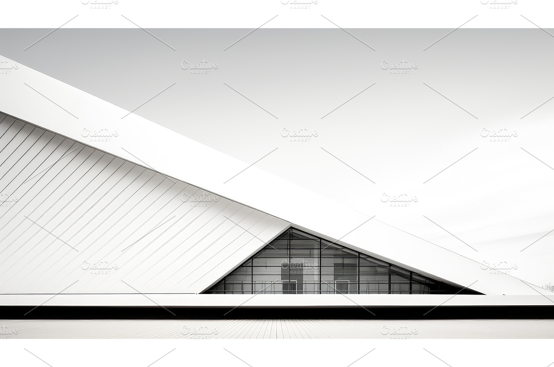 modern structure white background ai, an Architecture Photo by pikepicture