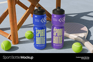 Sport Bottle Mockup, a Cups & Container Mockup by graphicook