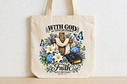 Faith Moves Mountains PNG, a Seasonal Illustration by CraftArtStudio (Thumbnail 2 of 4)