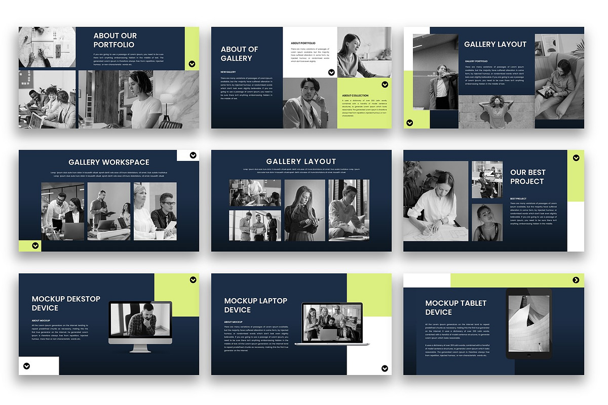 Oceane – Business Google Slide, a Presentation Template by kreatifreya (Photo 3 of 5)