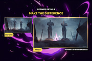 Stylized Dark Magic Overlay Effects, an Object Graphic by Mikel Blazgad (Thumbnail 5 of 9)