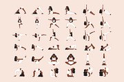Yoga Poses Illustrations Collection, a Healthcare Illustration by Katerina Osa (Thumbnail 10 of 12)