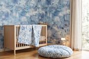 Soft Blue Floral Pattern, a Pattern Graphic by texvogue (Thumbnail 5 of 12)