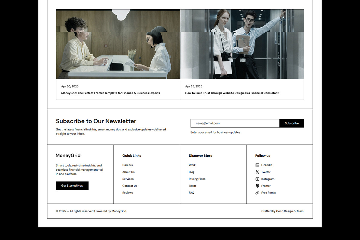 MoneyGrid Finance Famer Template, a Templates & Theme by CocoDesign (Photo 4 of 4)