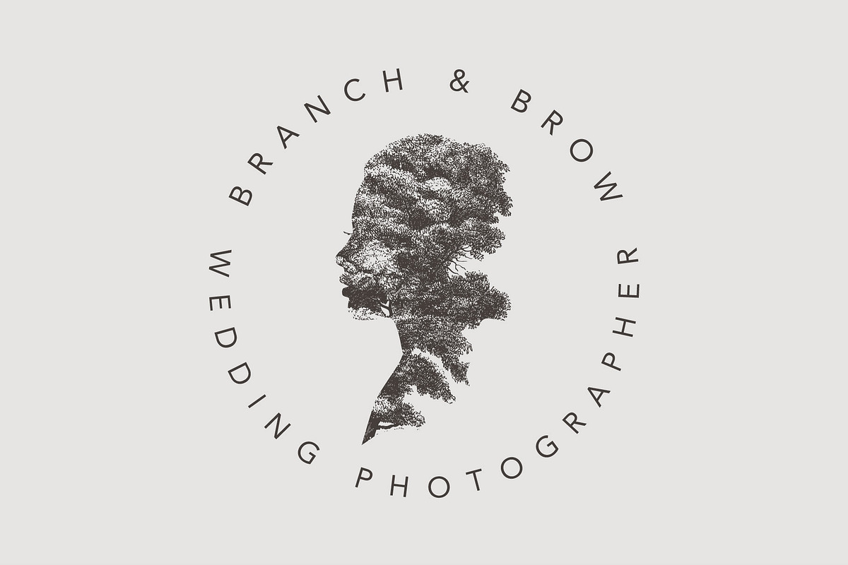 DOUBLE EXPOSURE VECTOR LOGO KIT, a Branding & Logo Template by Tropical Type (Photo 6 of 10)