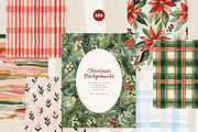 100 Christmas Backgrounds, a Background Graphic by PeDe Designs (Thumbnail 3 of 16)