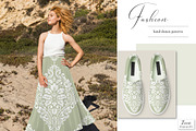 Liana Damask Pattern, a Pattern Graphic by Zeesi Design Garden (Thumbnail 4 of 9)