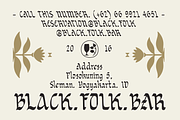 SFC SORTVANE, a Blackletter Font by Skilline Supply Co. (Thumbnail 2 of 8)