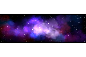 Space Background With Realistic