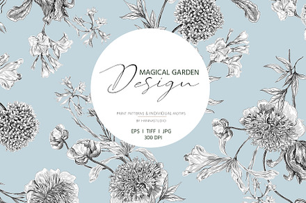 MAGICAL GARDEN (Pattern & motifs)
