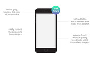 iPhone™ Outline Mockups, an iPhone Mockup by eppearance (Thumbnail 4 of 4)