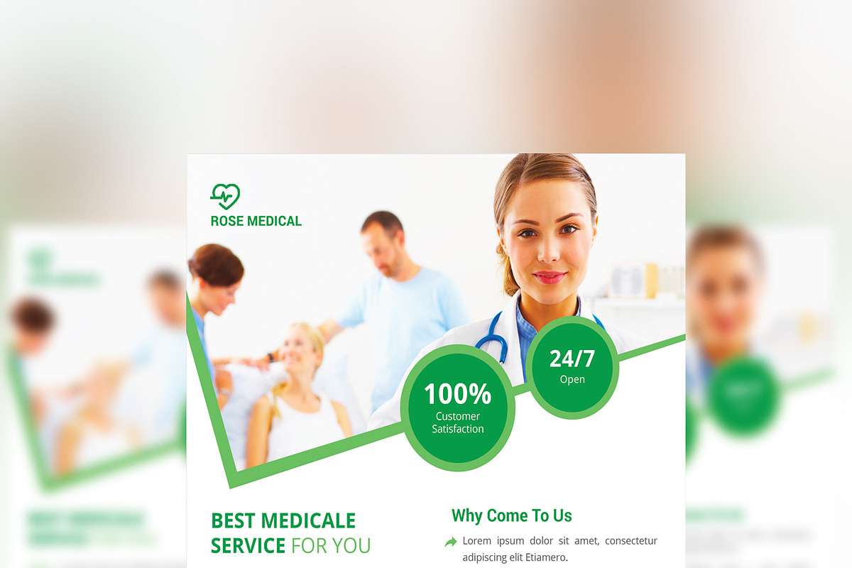 Amazing Medical Health Care Flyer, a Flyer Template by Themefisher (Photo 4 of 5)