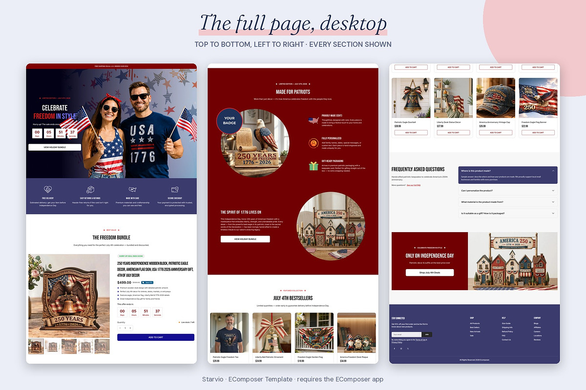 Starvio - Shopify EComposer Template, a Shopify Template by Boost Convert (Photo 9 of 11)