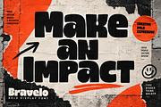 Bravelo — A Bold Display Font, a Slab Serif Font by Wow Magic (Thumbnail 4 of 7)
