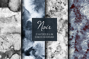 Noir: seamless backgrounds, a Pattern Graphic by Shusha Guna Art (Thumbnail 1 of 5)
