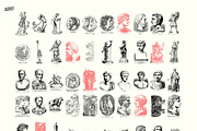 Vintage Bundle - 6600+ Illustrations, an Object Graphic by Nomad Visuals (Thumbnail 33 of 46)