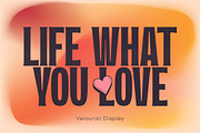 Velourist | Display Typeface, a Font by Fargun Studio (Thumbnail 10 of 15)
