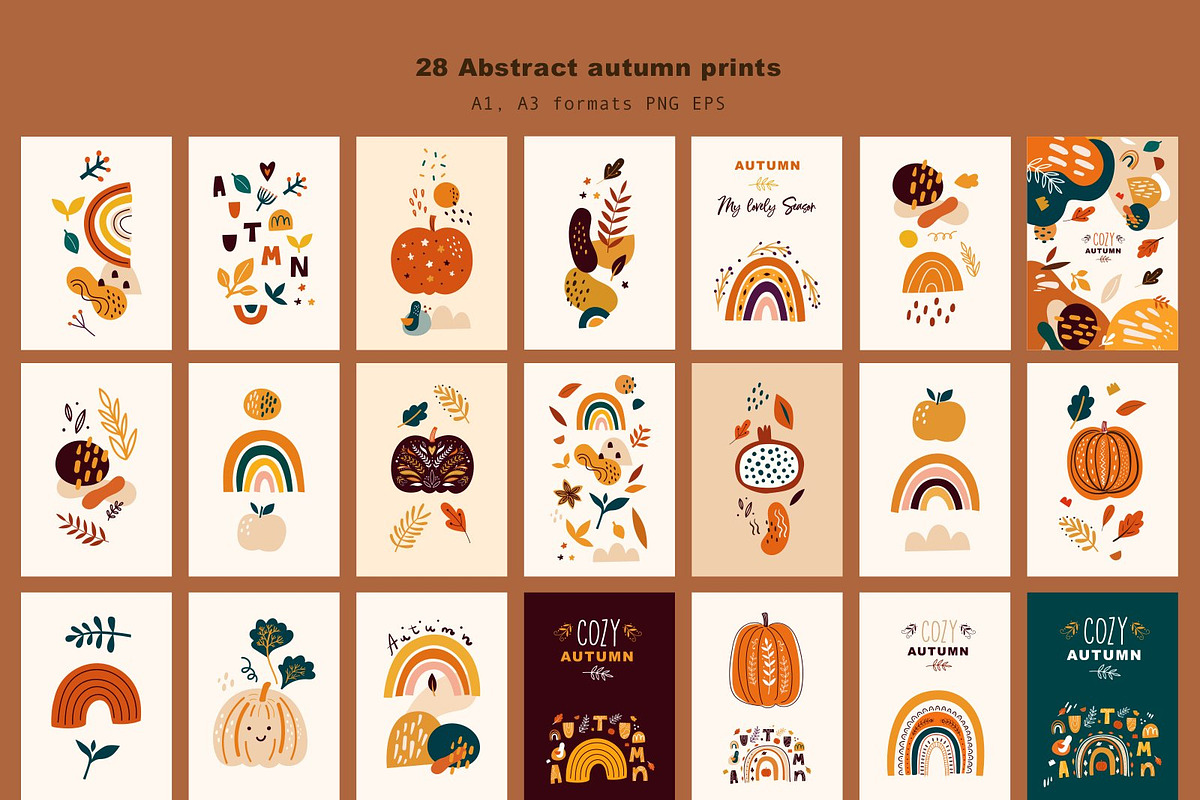 Autumn Bundle, a Decorative Illustration by MoleskoStudio (Photo 6 of 30)