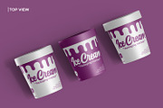 Ice Cream Tub Mockup, a Packaging Mockup by RamStudio2 (Thumbnail 6 of 14)