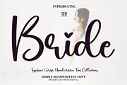 Bride | Script Font, a Script Font by Scratchones (Thumbnail 1 of 8)