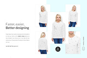 Women Raglan Mock-ups Set DEMO, a Books & Magazine Mockup by Apparel_Mockups (Thumbnail 7 of 24)