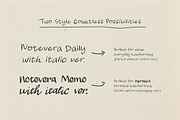 Notevera Duo - Natural Handwritten, a Handwritten Font by Lettertype Studio (Thumbnail 2 of 10)