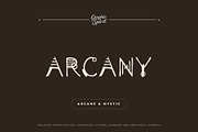 Arcany Decorative Font, a Handwritten Font by Graphic Spirit (Thumbnail 1 of 8)