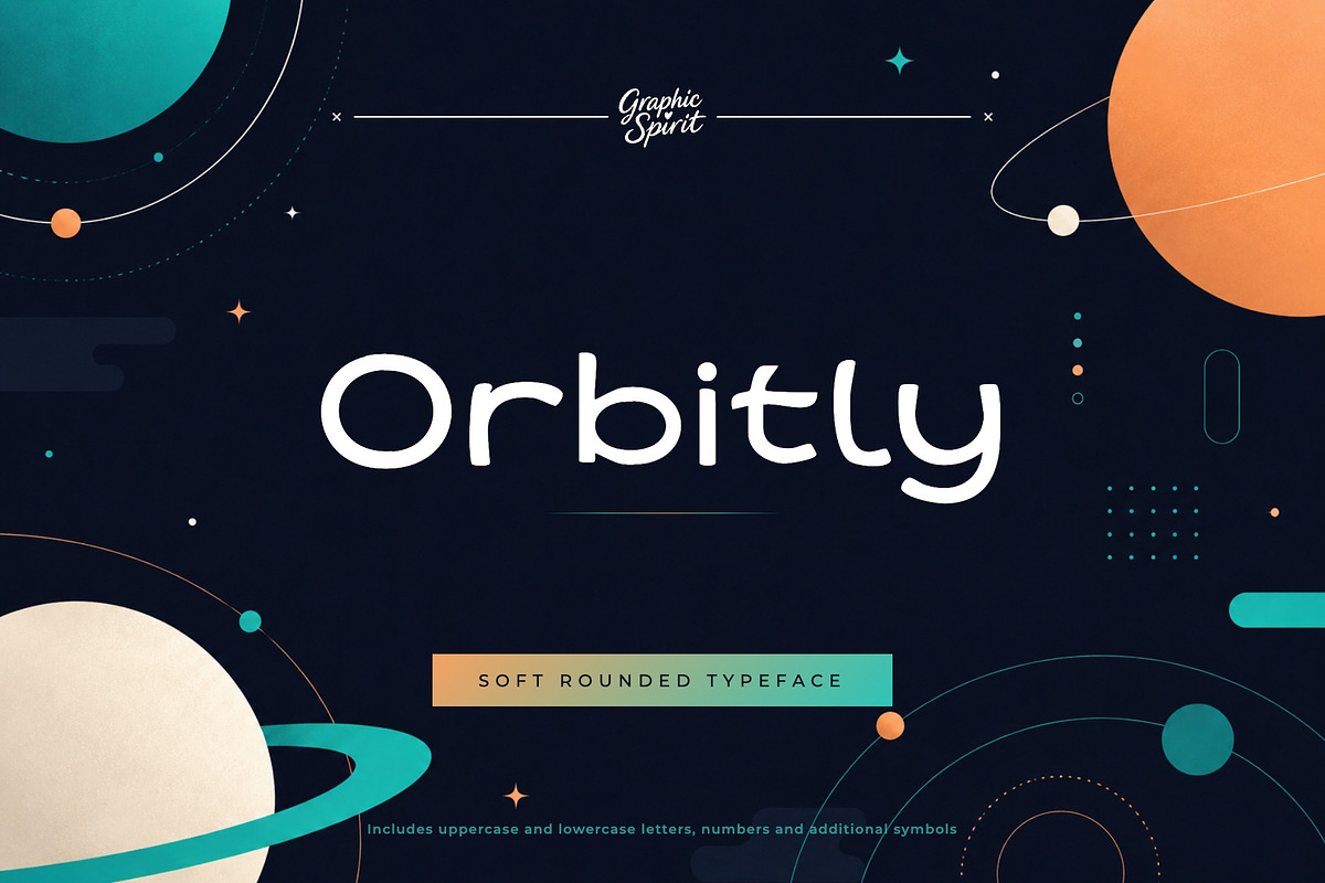 Orbitly Font, a Sans Serif Font by Graphic Spirit (Photo 1 of 8)