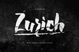 ZURICH Brush Font