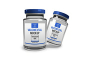 Vaccine Vial Mockup Template Set, a Packaging Mockup by DesignRushMarket (Thumbnail 10 of 11)