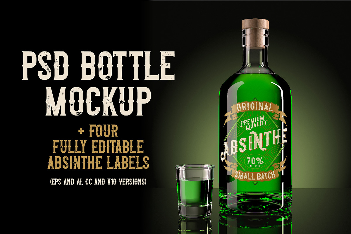Original Absinthe Layered Font preview 5