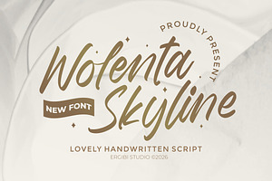 Wolenta Skyline - Lovely Script