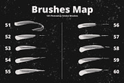 101 Photoshop Paint Stroke Brushes preview 6