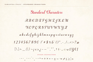 Samantha Bold Italic Pro