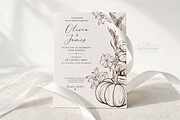 Vintage Autumn Botanical Line Art, a Seasonal Illustration by katmonne (Thumbnail 13 of 14)