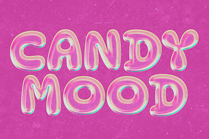 Candy Bubble Photoshop Text Effect, a Layer Style Add-On by barsrsind