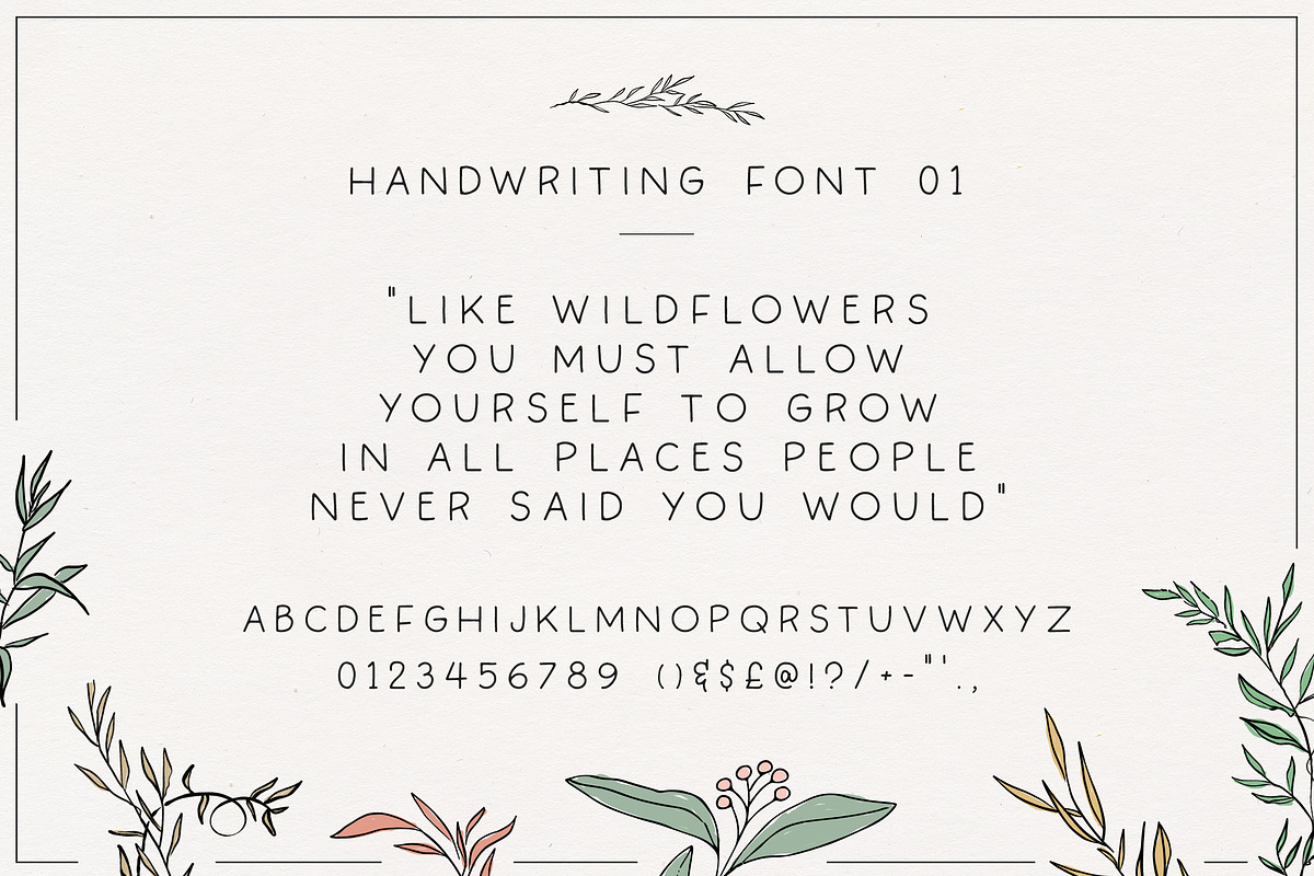 The Handwriting Font Bundle, a Sans Serif Font by Salt & Pepper Designs (Photo 3 of 12)