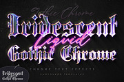 Iridescent Gothic Chrome Text Effect, a Layer Style Add-On by Andrew Skoch Design (Thumbnail 3 of 8)