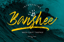 Banshee Brush Instagram Font