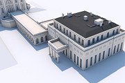 The White House Complex Washington L, an Architecture 3D Model by multimedia4ds (Thumbnail 6 of 16)