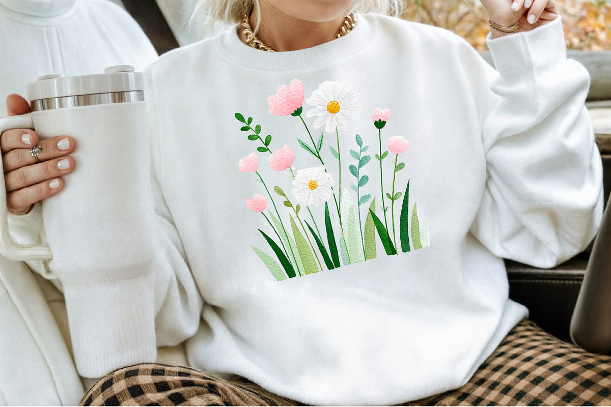 Wild Flowers - Floral Clipart - Mead, an Illustration by Sublimation Artist (Photo 4 of 6)