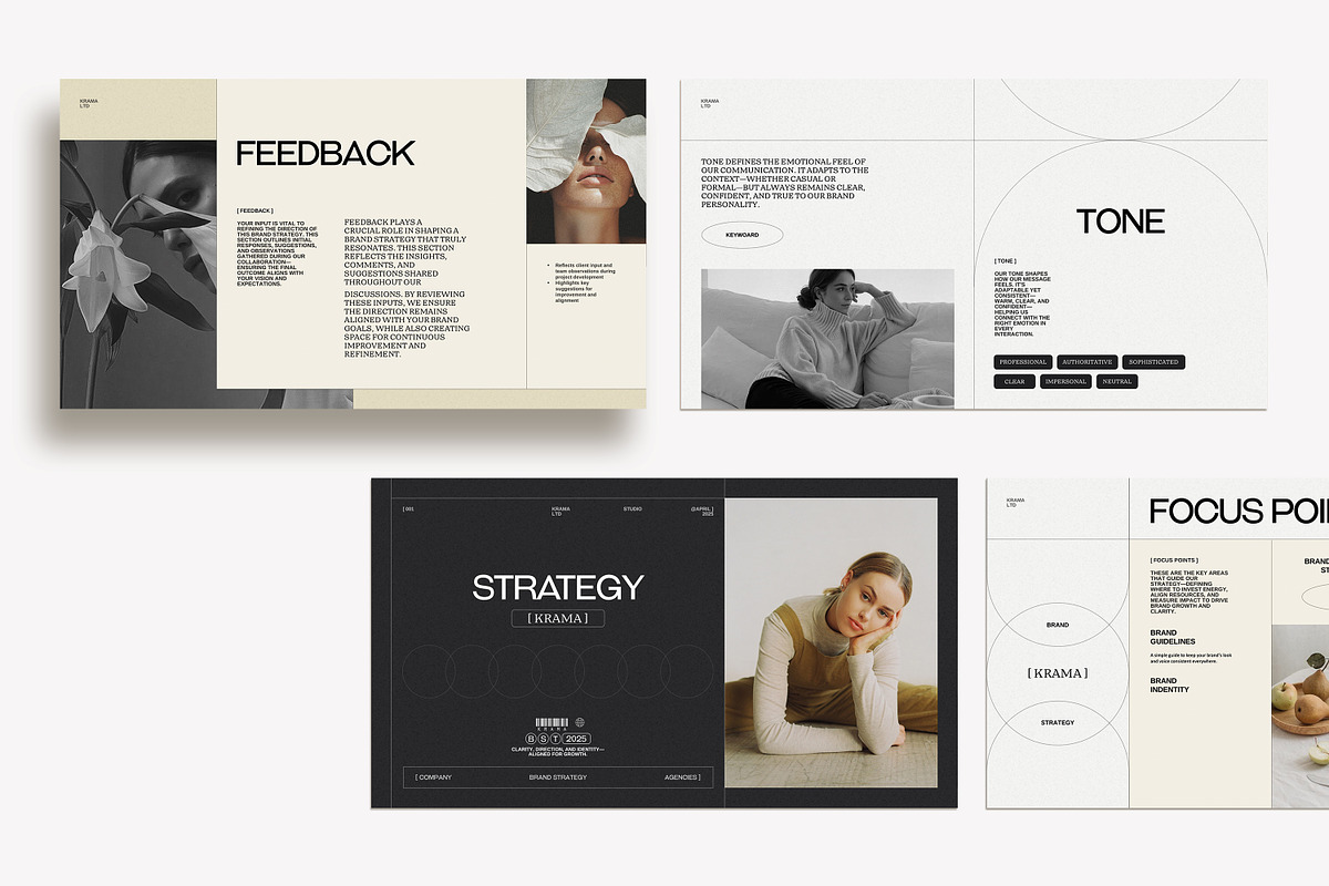 Krama Brand Strategy Template, a Presentation Template by Studio Elevate (Photo 7 of 12)