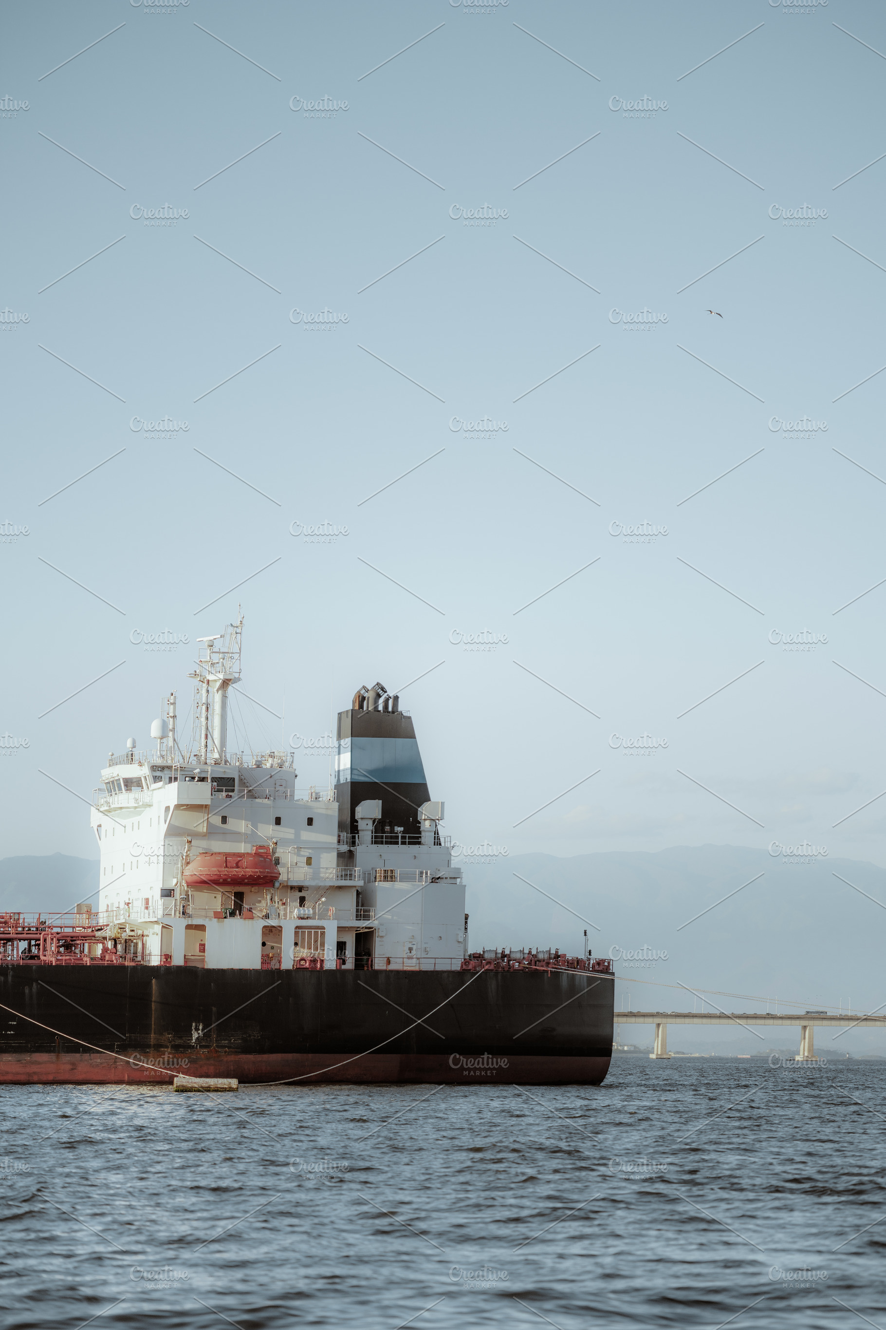 Tanker Stern With Open Sky, an Industrial Photo by SkyNext