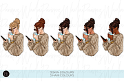 Coffee & cookies clipart bundle png, a Food Illustration by Parinaz Wadia Design (Thumbnail 4 of 10)